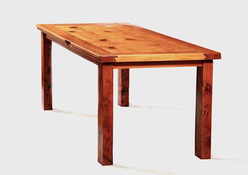 Table made from a Teak door and Oregon Pine Table made from a Teak door and Oregon Pine