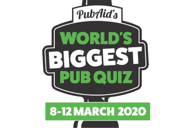 Logo for the World's Biggest Pub Quiz 2020
