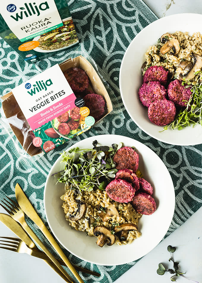 Fazer Willja Oat Mushroom Risotto FI