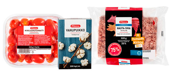 Pirkka vähemmän muovia tuotteet