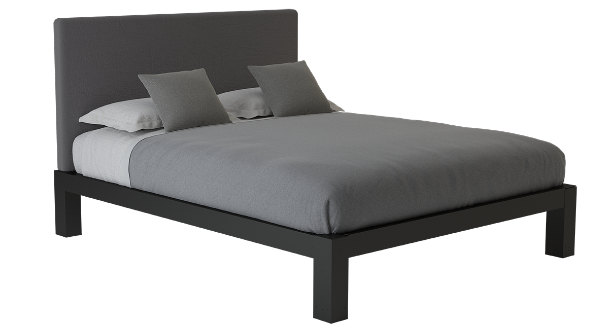 Black California King Standard Bed - Blog Cut