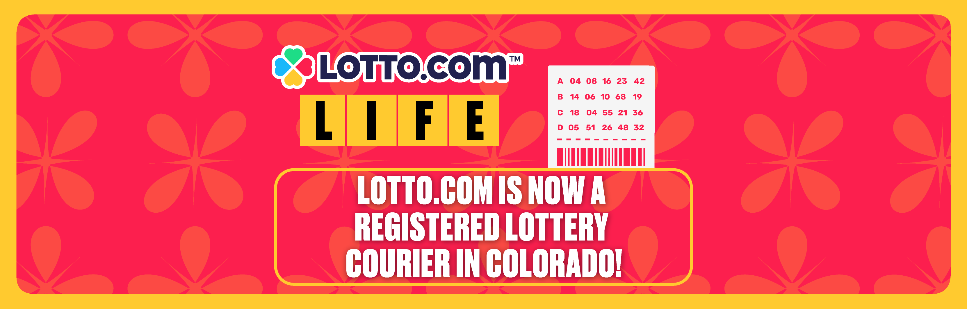 Lotto.com is a Registered Lottery Courier in Colorado!