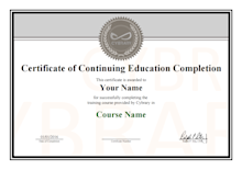 Certificate Of Completion
