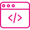 Practice Test icon pink Practice Test icon pink