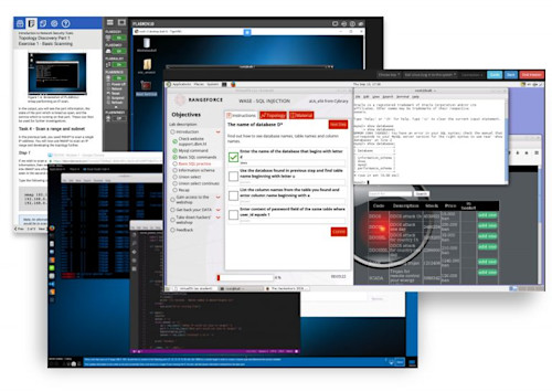 Learn by doing with hands-on labs and capture-the-flag challenges