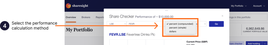share checker 4