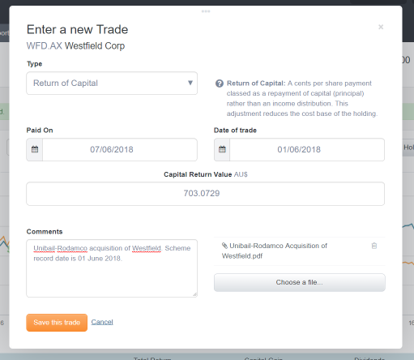 Unibail-Rodamco Acquisition of Westfield Corporation Step 4 - 9 example