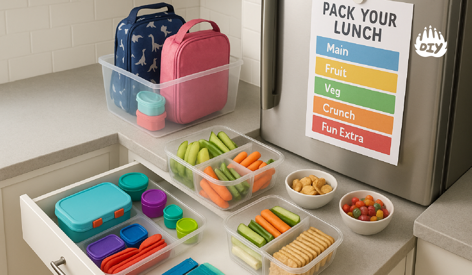 Set Up a Kid-Friendly Meal Prep Station