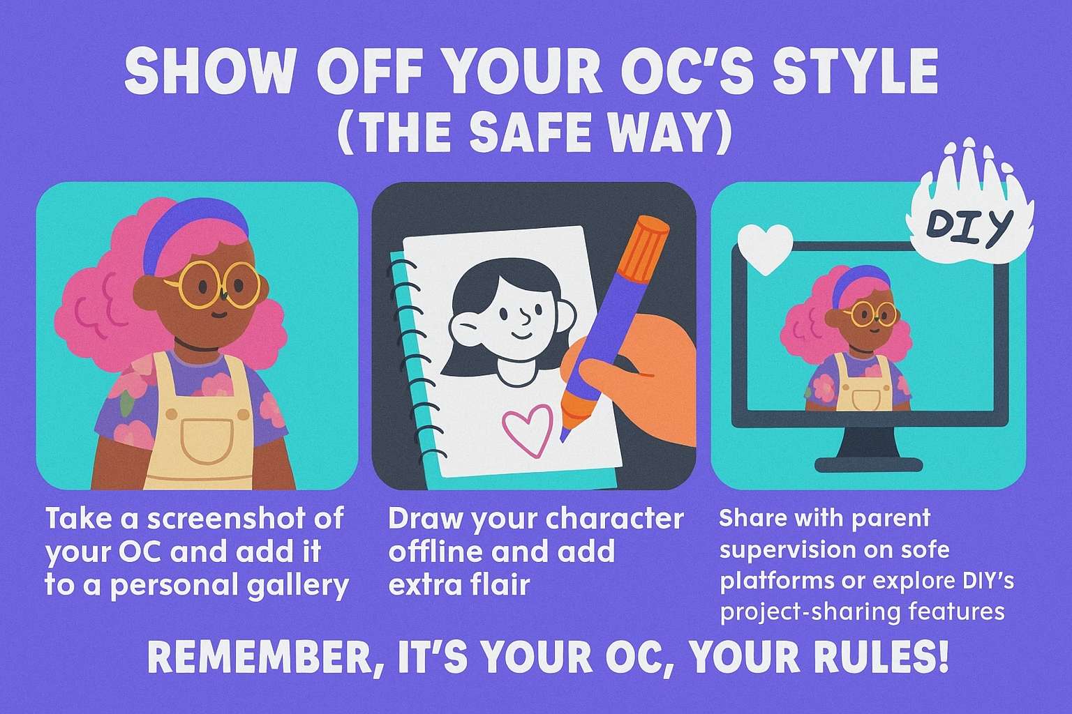 Show Off Your OC’s Style (The Safe Way)