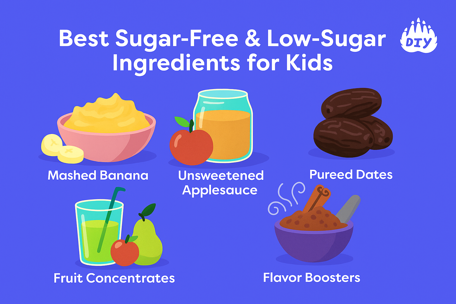 Best Sugar-Free & Low-Sugar Ingredients for Kids