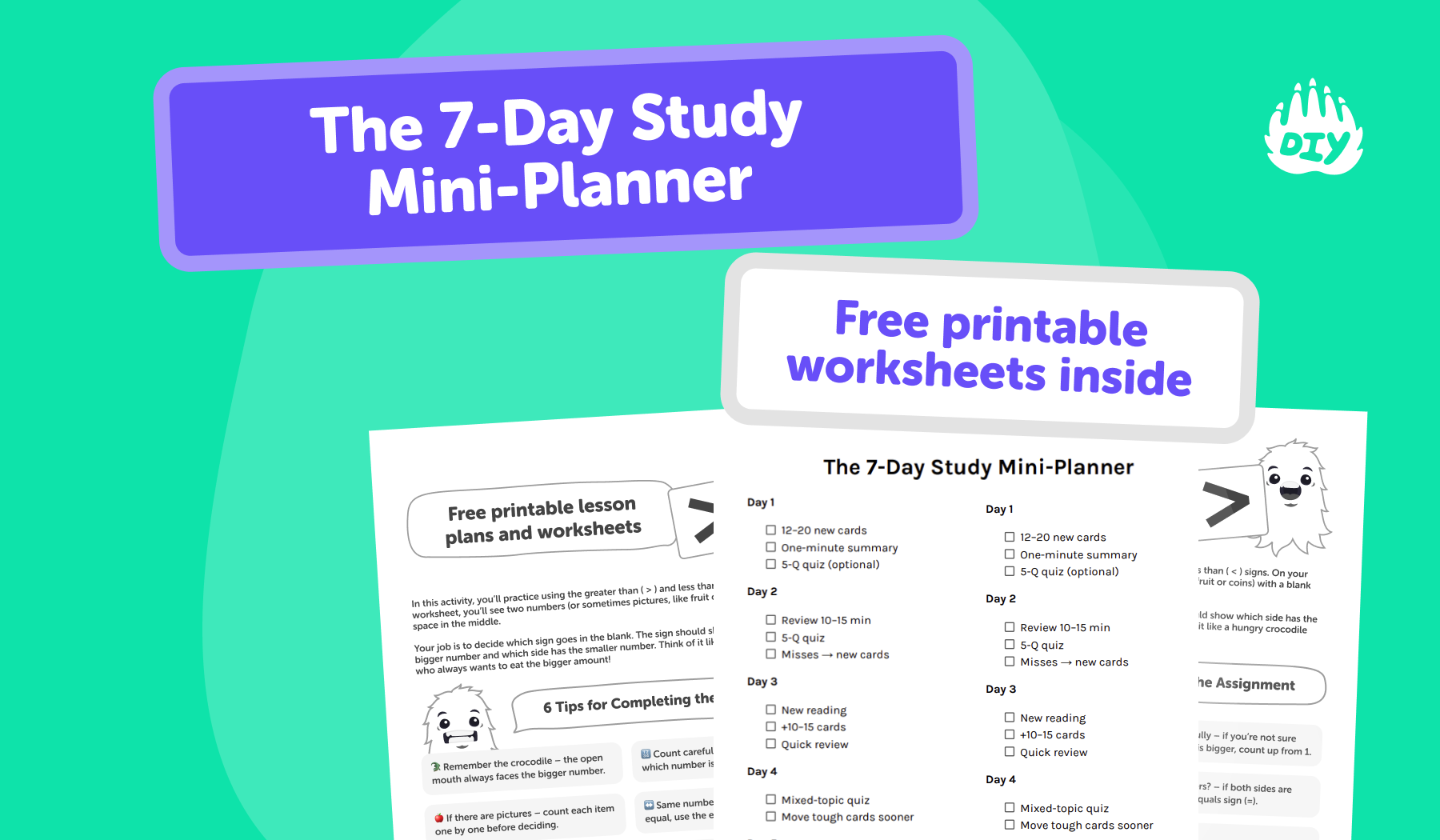 Download the 7-Day Study Mini-Planner (PDF)