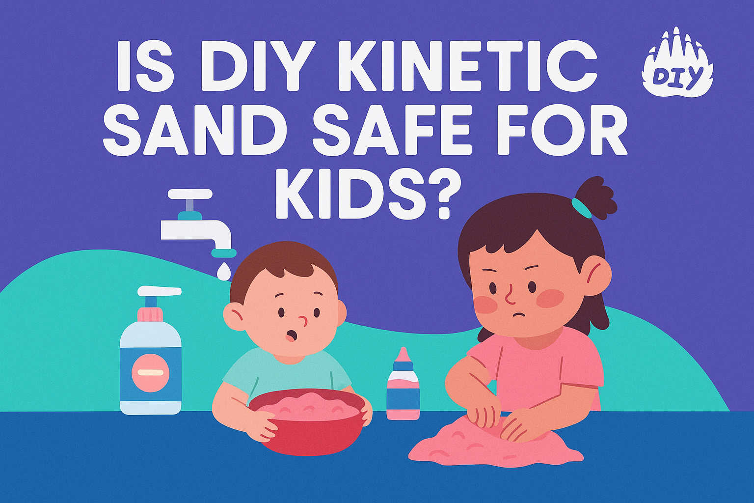 Is DIY Kinetic Sand Safe for Kids