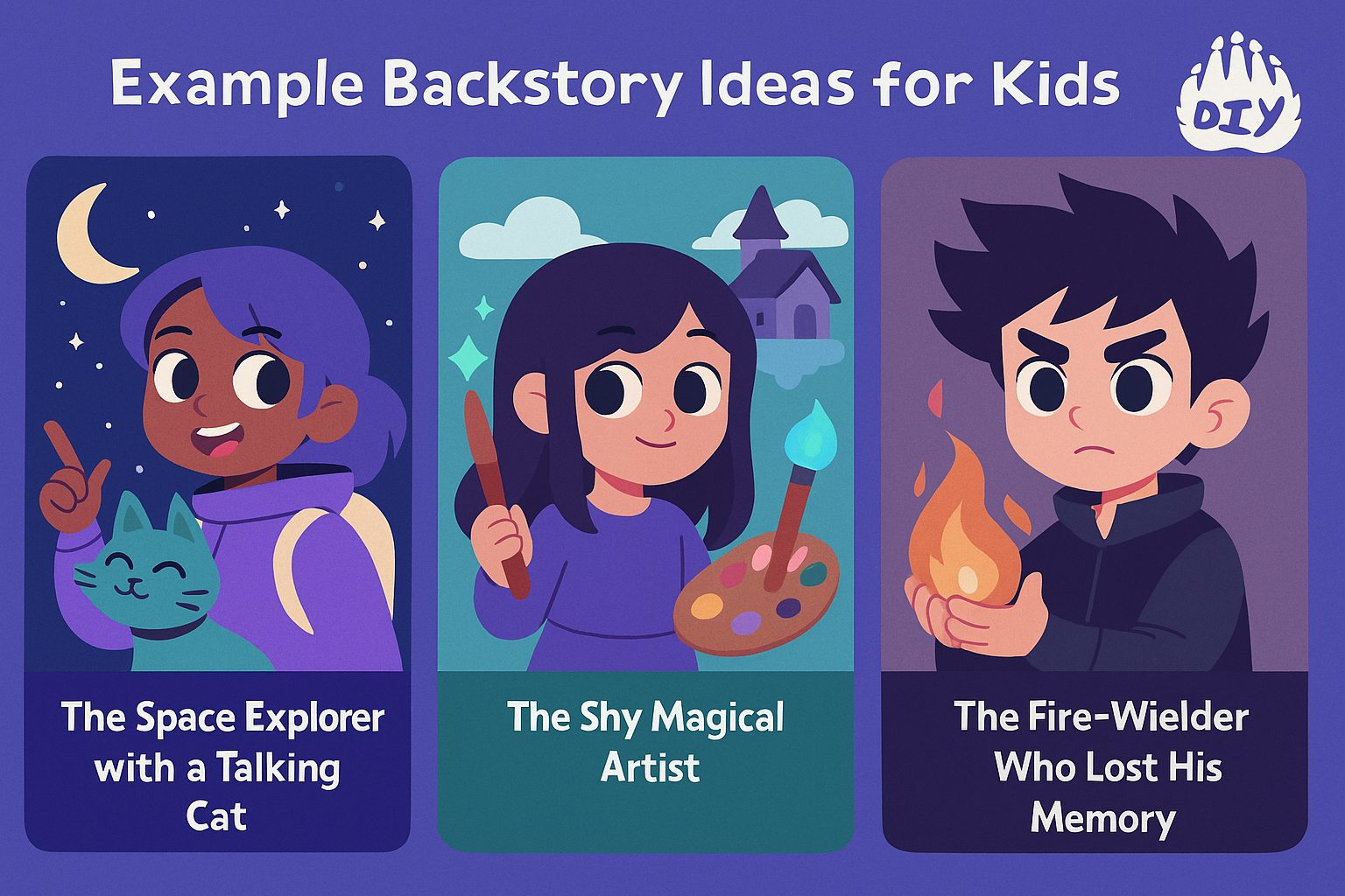 Example Backstory Ideas for Kids