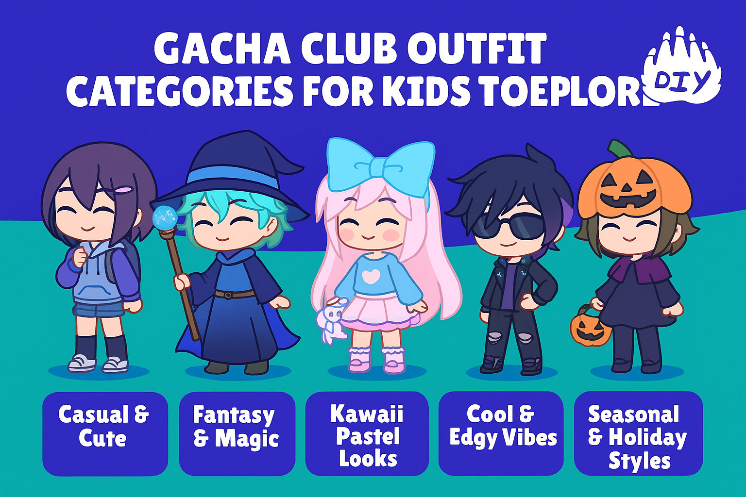 Gacha Club Outfit Categories for Kids to Explore