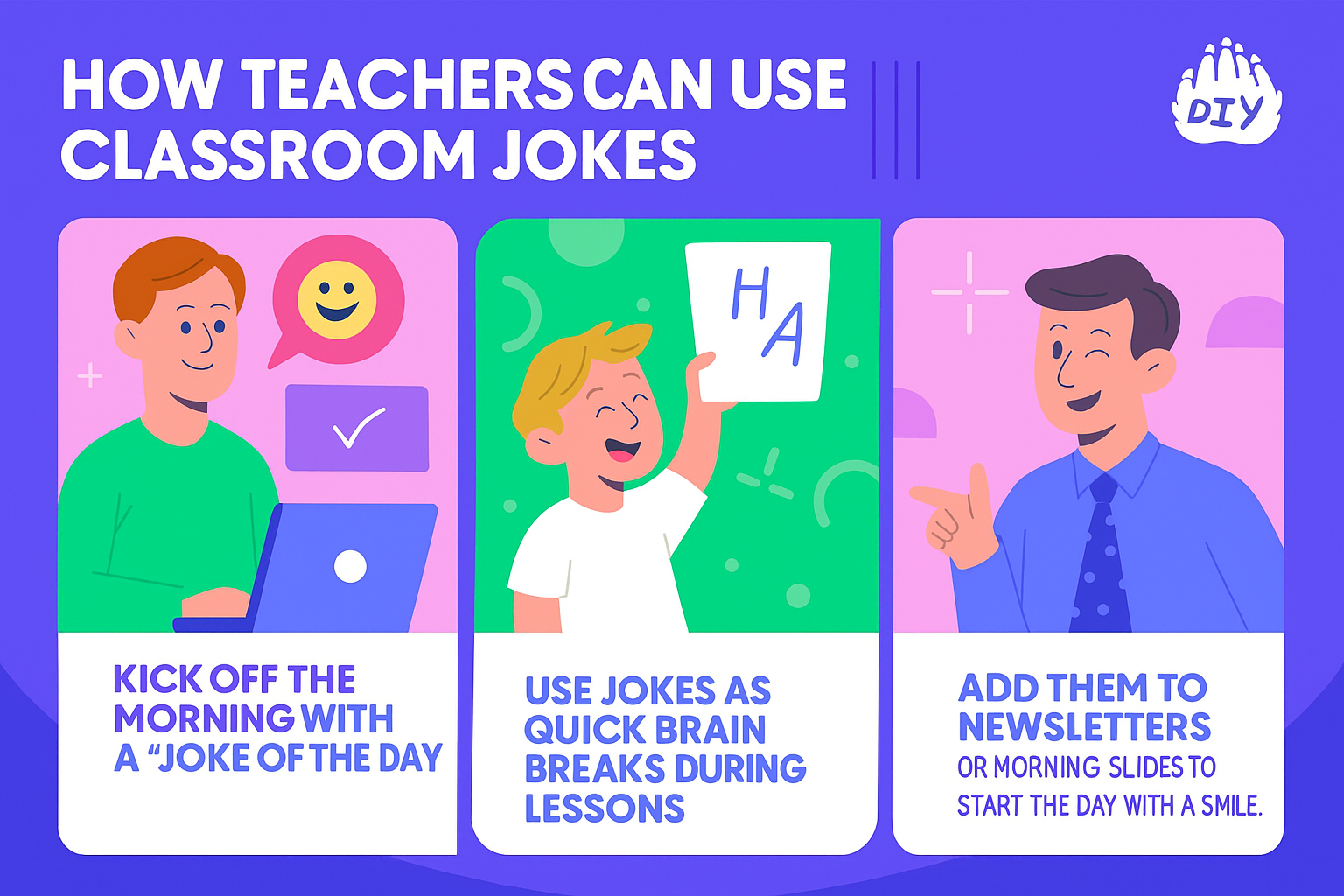 How Teachers Can Use Classroom Jokes