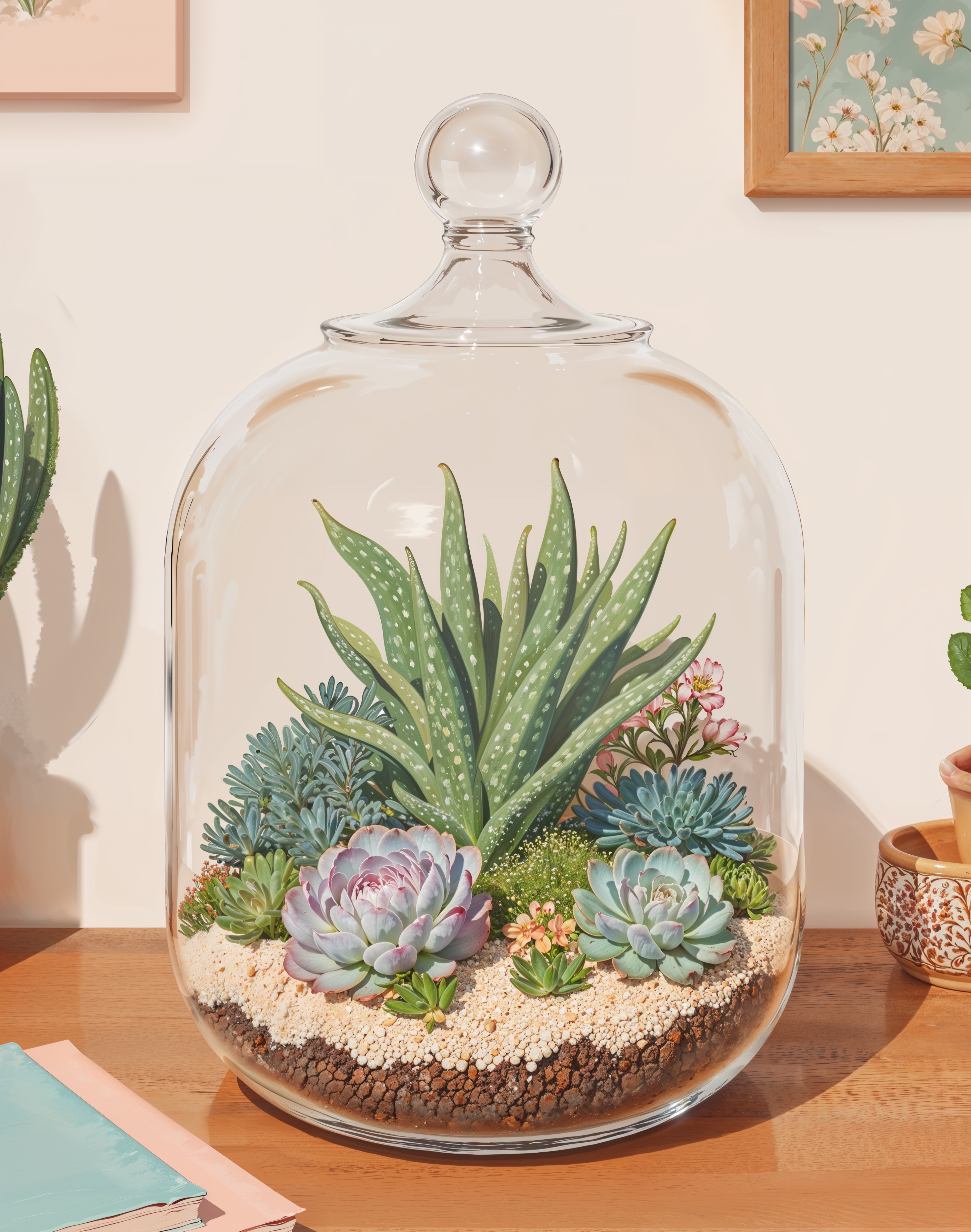 7 Easy & Fun DIY Art And Craft Ideas For Kids - Calming & Easy Painting Ideas For Kids - Watercolor Succulent