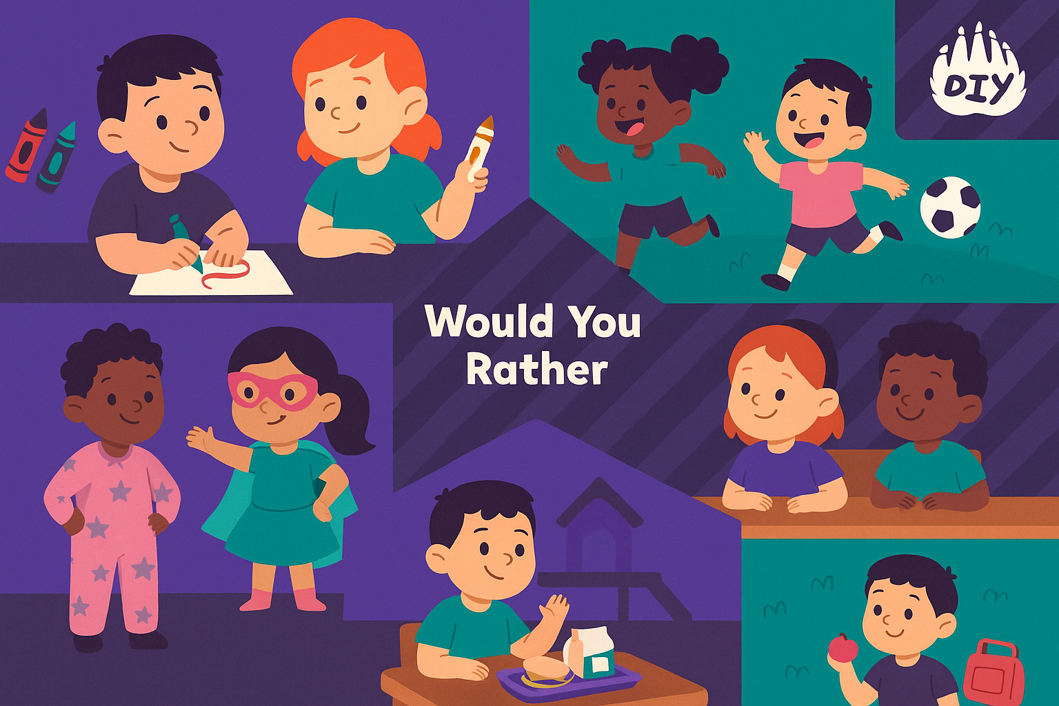 ✨ Tips for Creating Your Own Would You Rather Questions