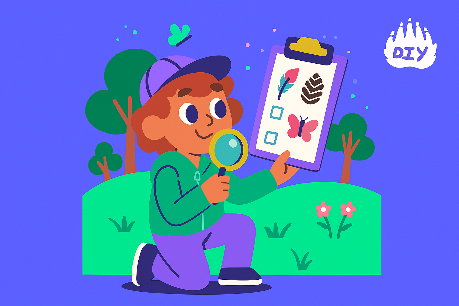 8. Bug Hunt with Magnifying Glasses