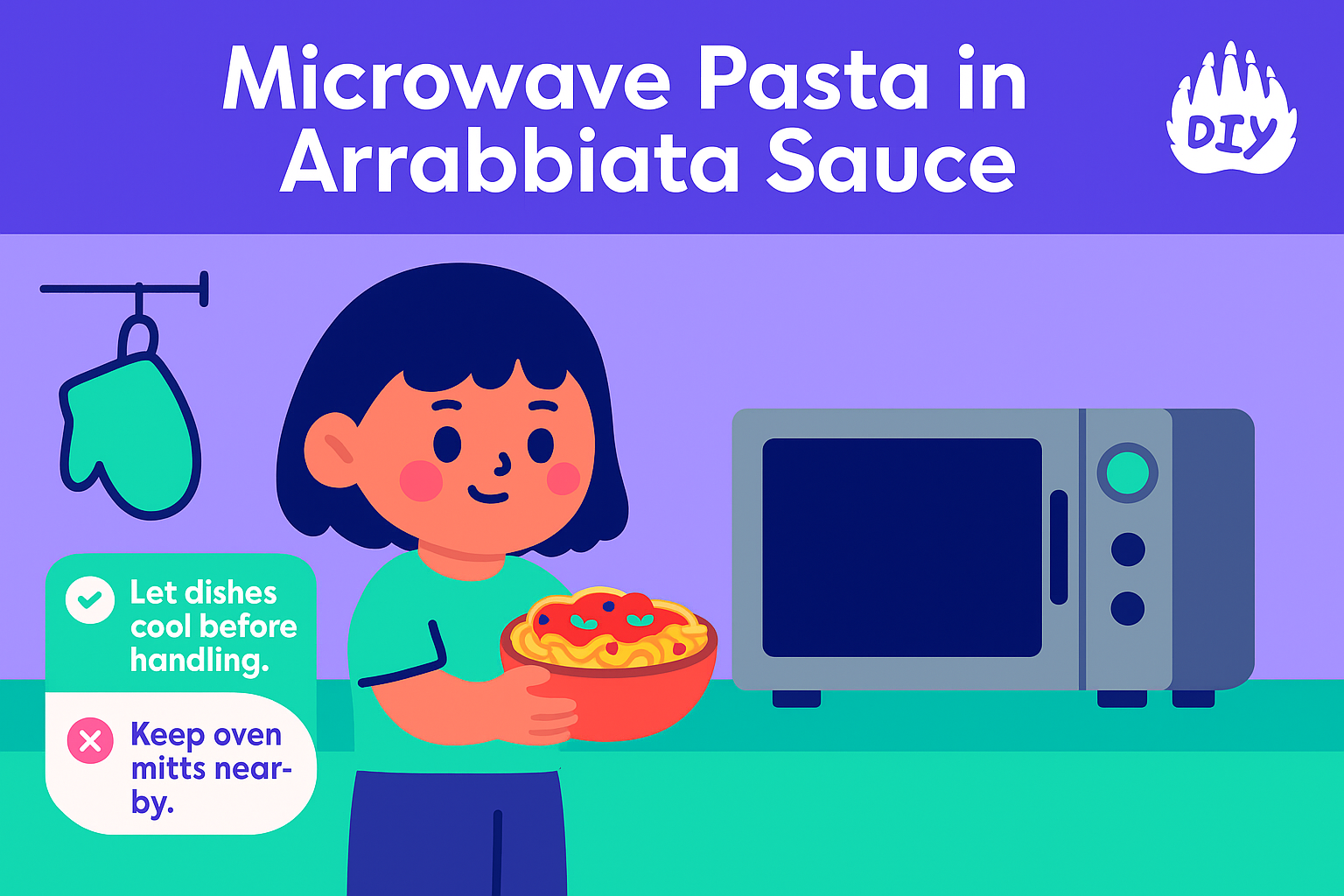 3. Microwave Pasta in Arrabbiata Sauce