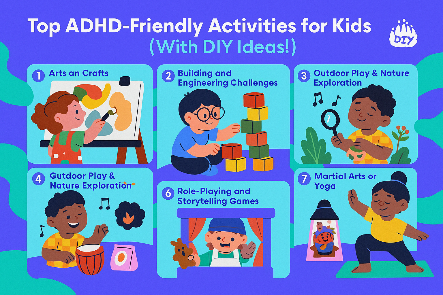Top ADHD-Friendly Activities for Kids (With DIY Ideas!)
