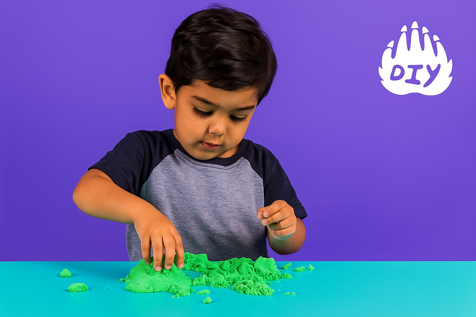 Sensory Play Ideas with Homemade Kinetic Sand