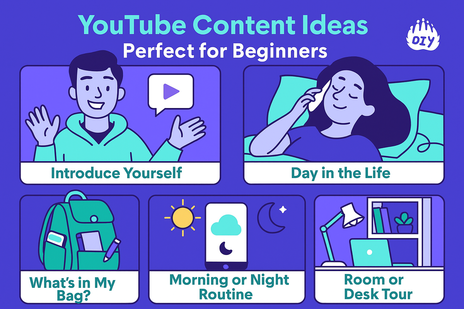 15 YouTube Content Ideas Perfect for Beginners