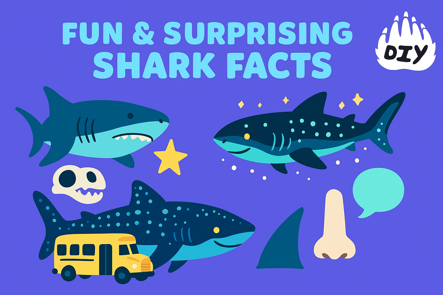 1. Fun & Surprising Shark Facts for Kids