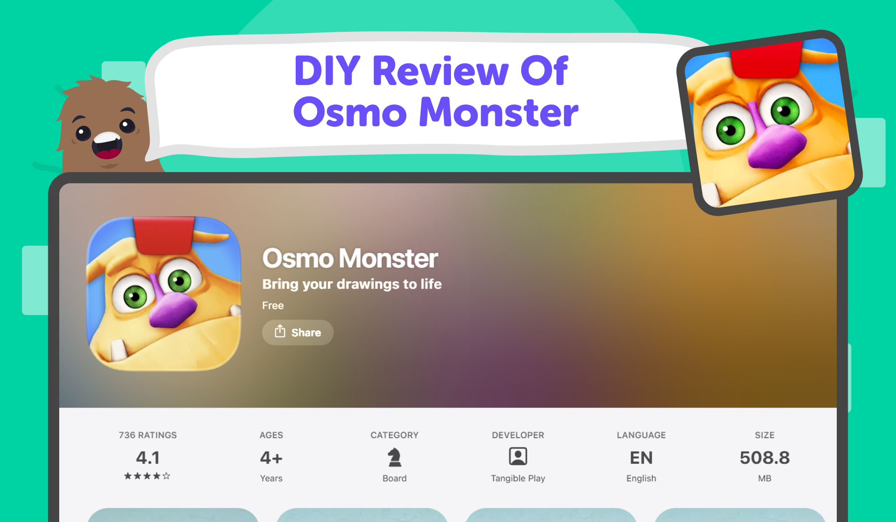 DIY Review Of Osmo Monster