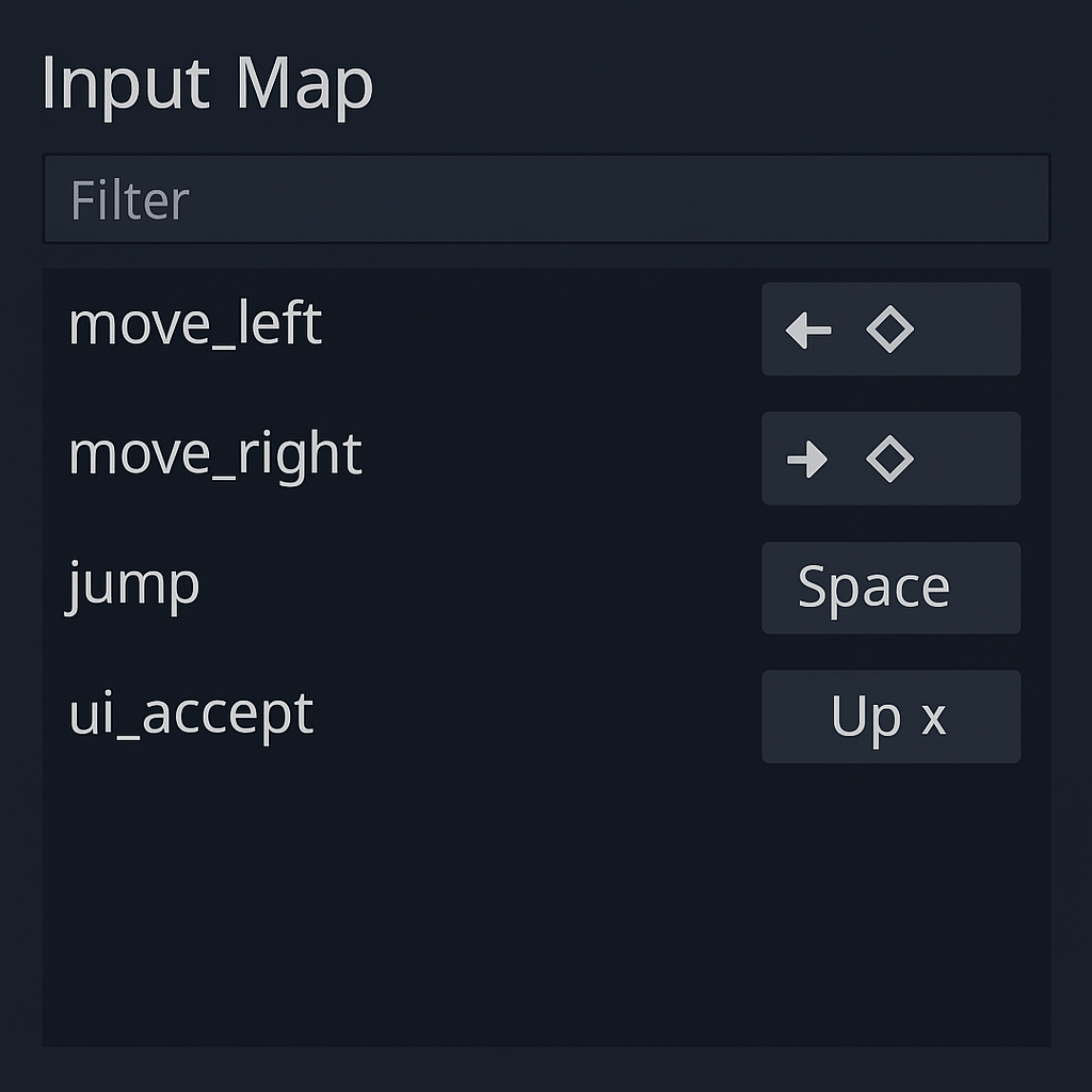 screenshot Coin Area2D setup signal connection panel