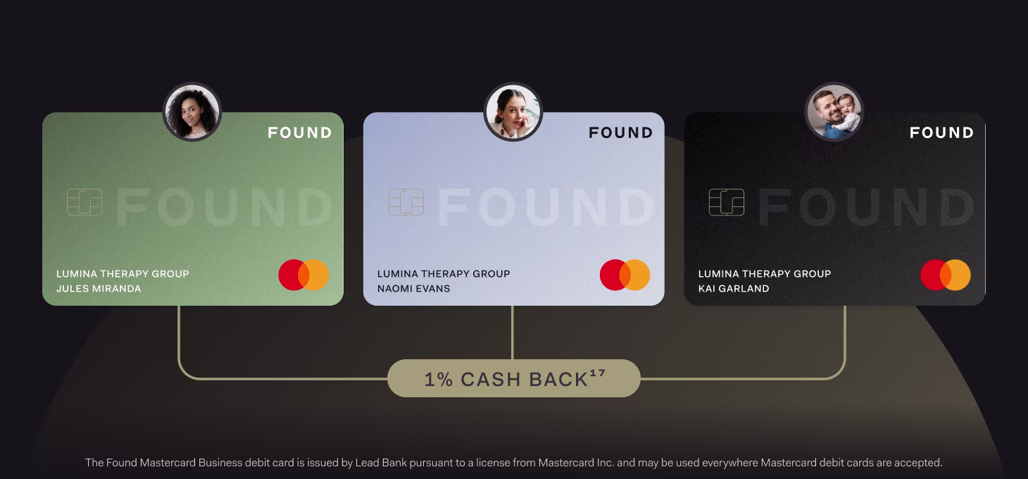 image of earning 1% cash back on all team cards