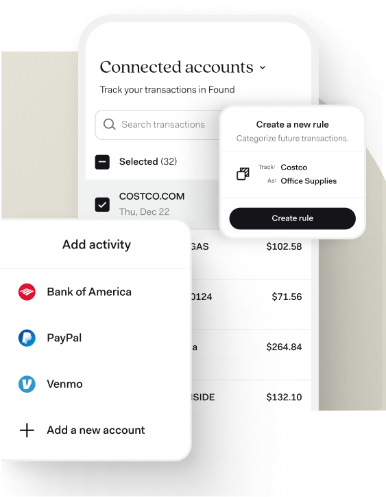 Found mobile app, desktop website, and debit card