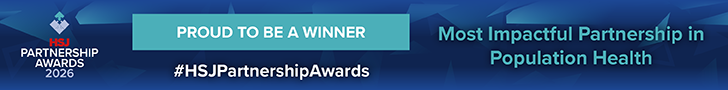 Most Impactful Partnership in Population Health HSJ Awards