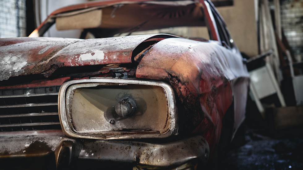 Voiture en fin de vie
