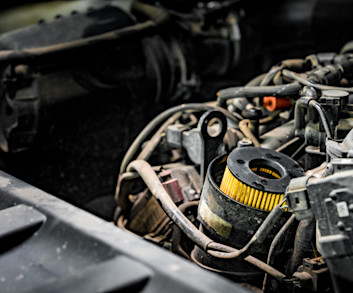 Moteur d'une voiture