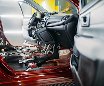 Intérieur d'une voiture