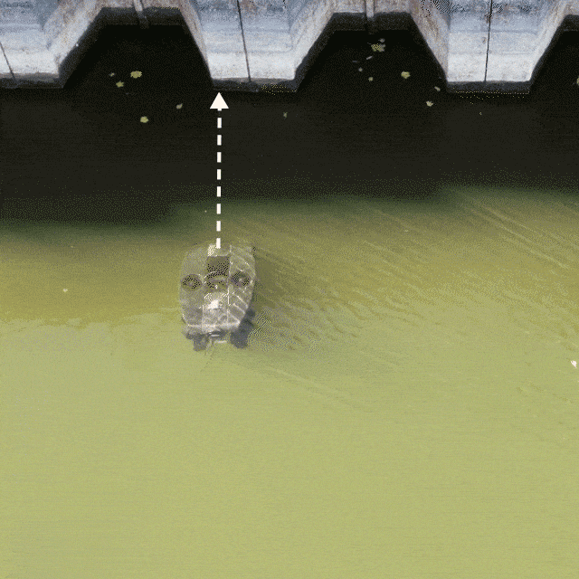 Distance lock strafing sea wall GIF