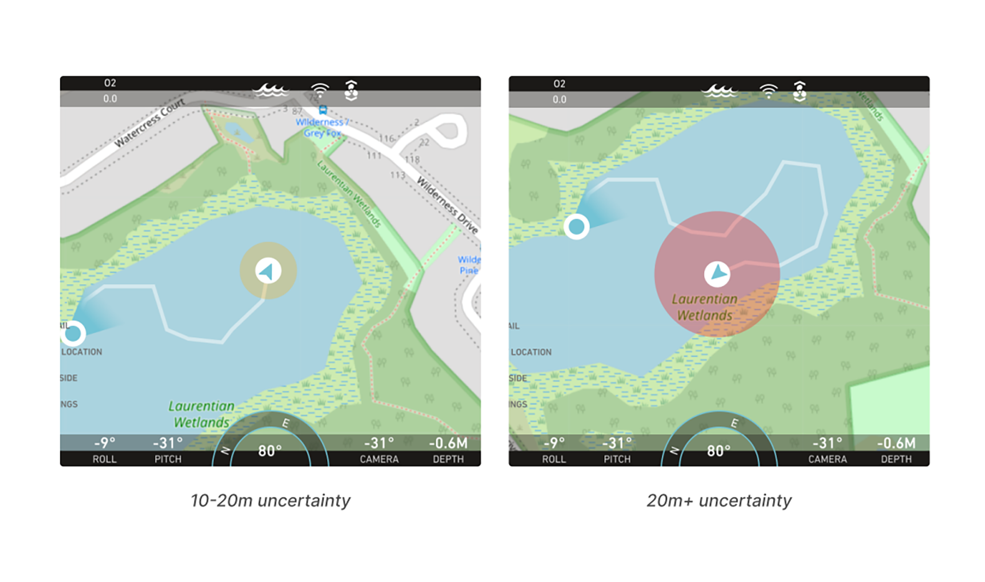 Circle of uncertainty image