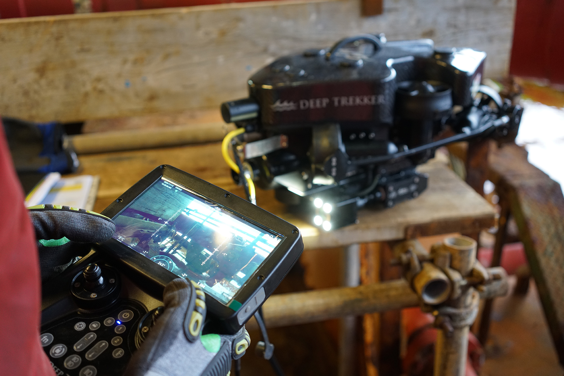 CAN operator and hand held controller photon
