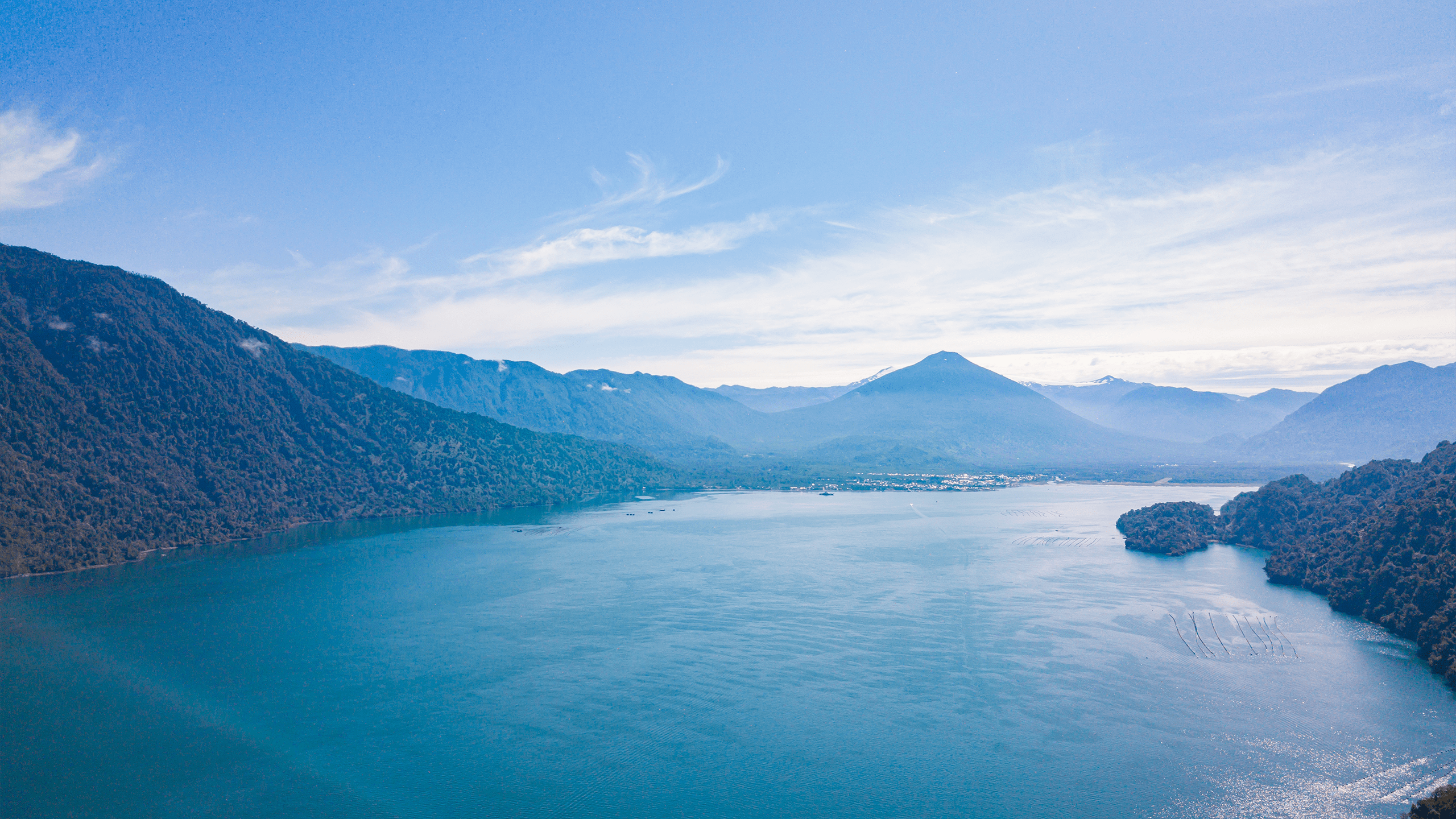 Aerial Chile Landscape
