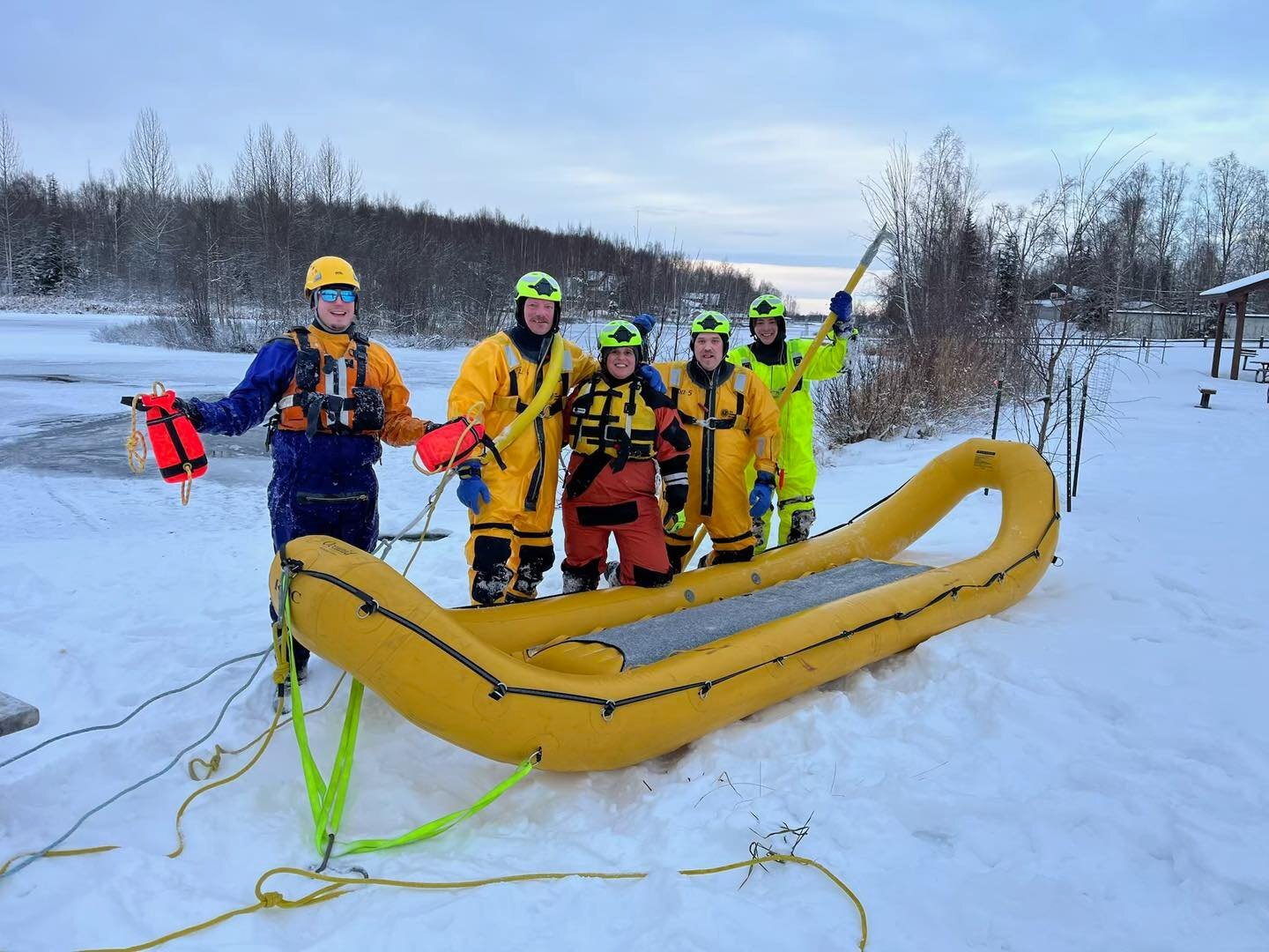 Mat-Su Water Rescue- Team by raft