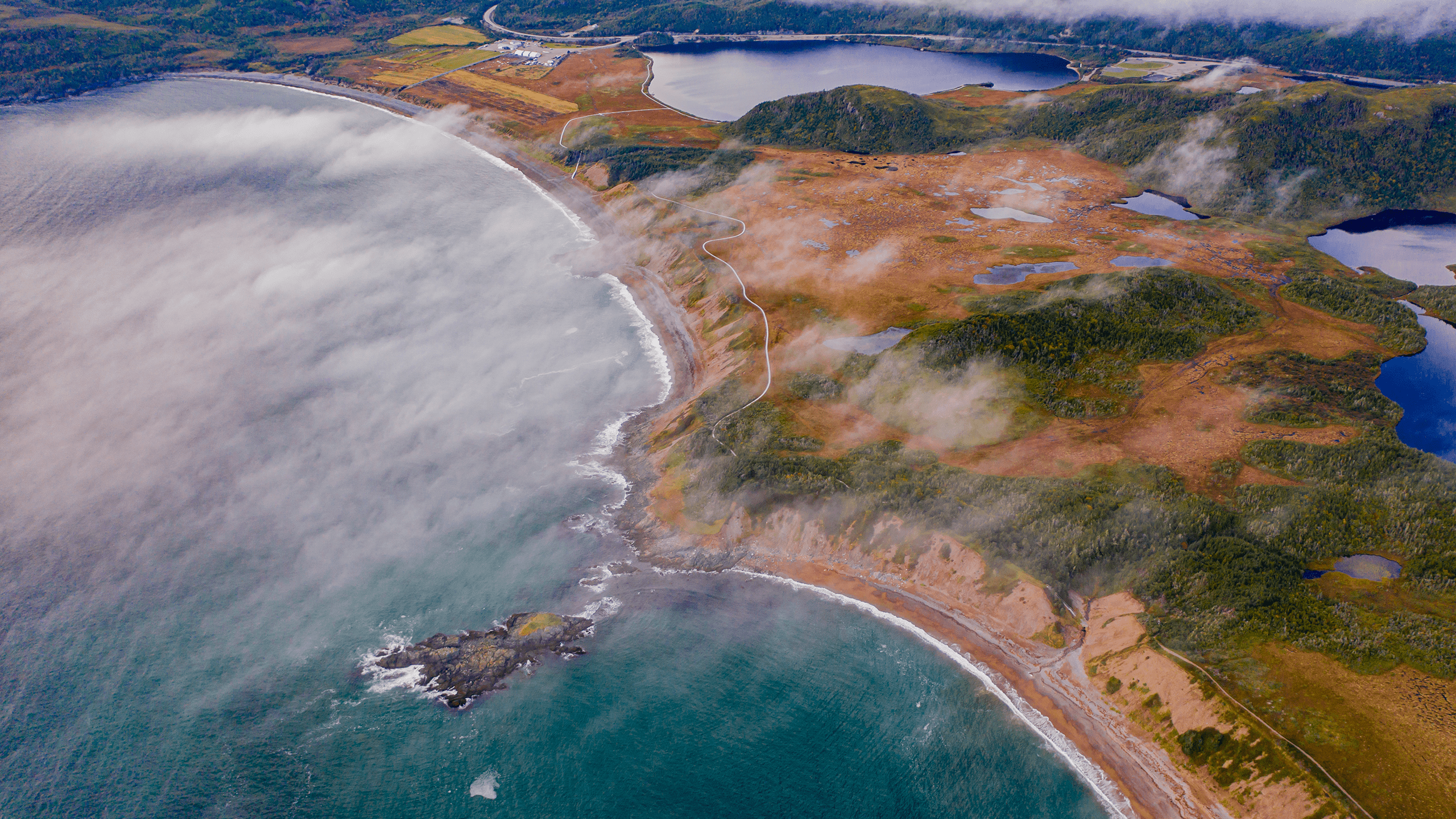 Aerial Landscape Newfoundland