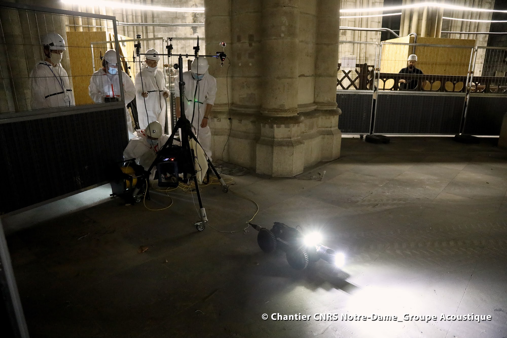 Notre-Dame- Deploying the Pipe Trekker A-200 in the Heart of the Cathedral Image
