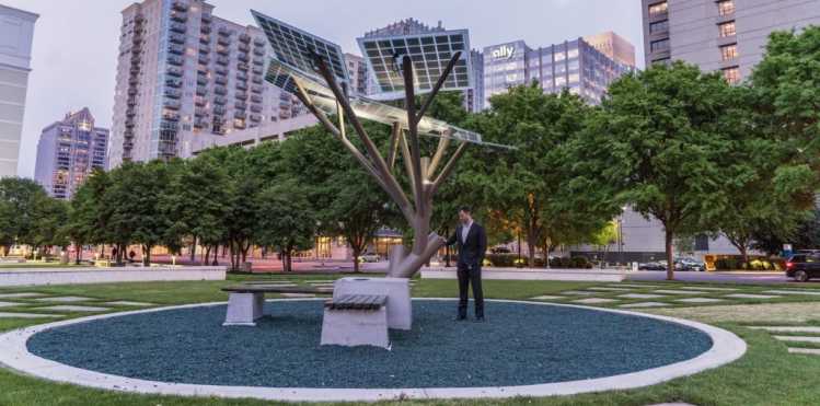 Genius City Inventions Solar-Powered E-Tree
