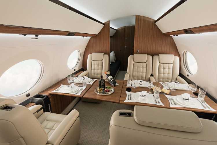 Gulfstream 650ER interior