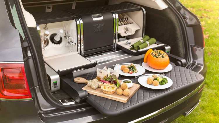 Most Luxurious Cars In The World Bentley Bentayga picnic basket