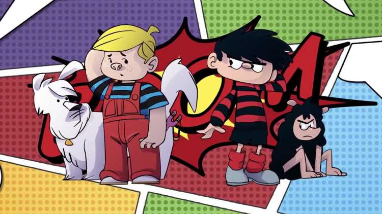 Dennis the Menace US and UK versions 