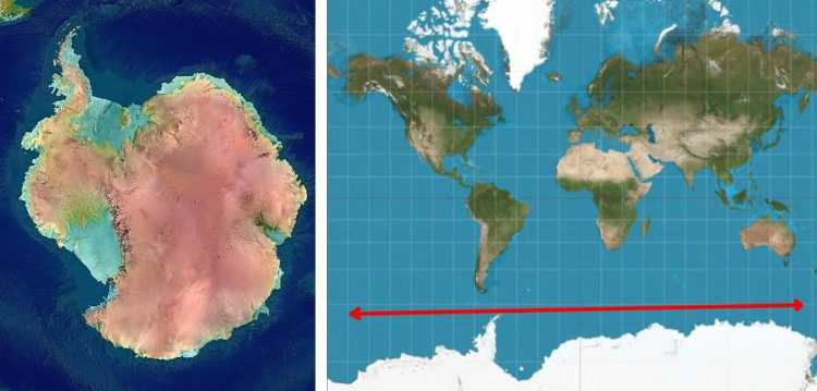 Crazy Absurd Maps Antartica 