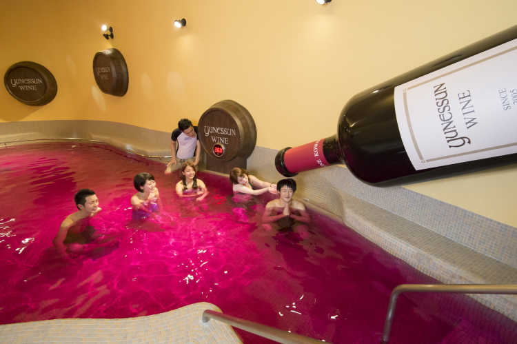 YUNESSUN SPA RESORT wine pool