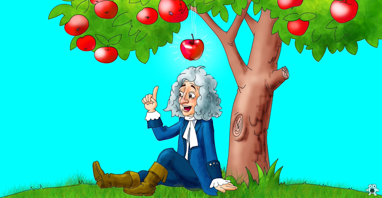 Isaac Newton and the fallen apple Isaac Newton and the fallen apple