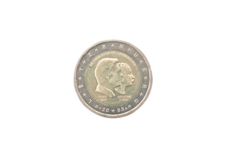 rare EU €2 Coin Henri & Adolphe’ 2005
